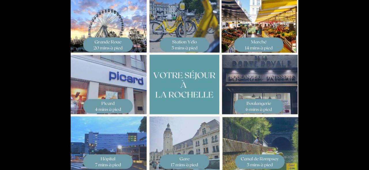 Le Coquet De Rompsay Paisible & Moderne Apartamento La Rochelle  Exterior foto